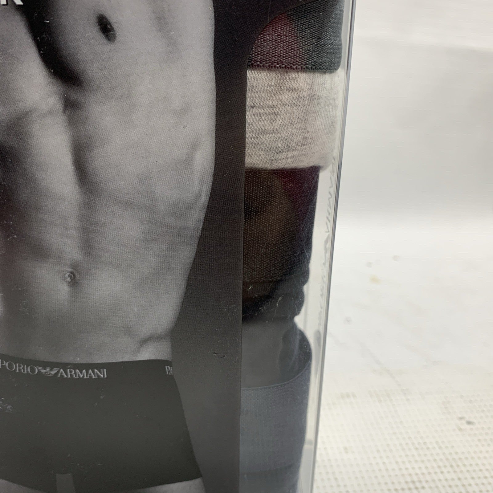 Emporio Armani Men’s Trunk Pure Cotton Underwear Boxer Brief Size XL 3 Pack