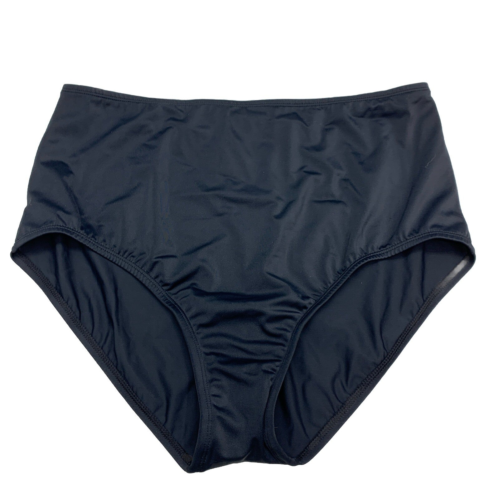 Maxine Of Hollywood Women’s Black High Waist Hipster Bikini Bottom Underwear 16