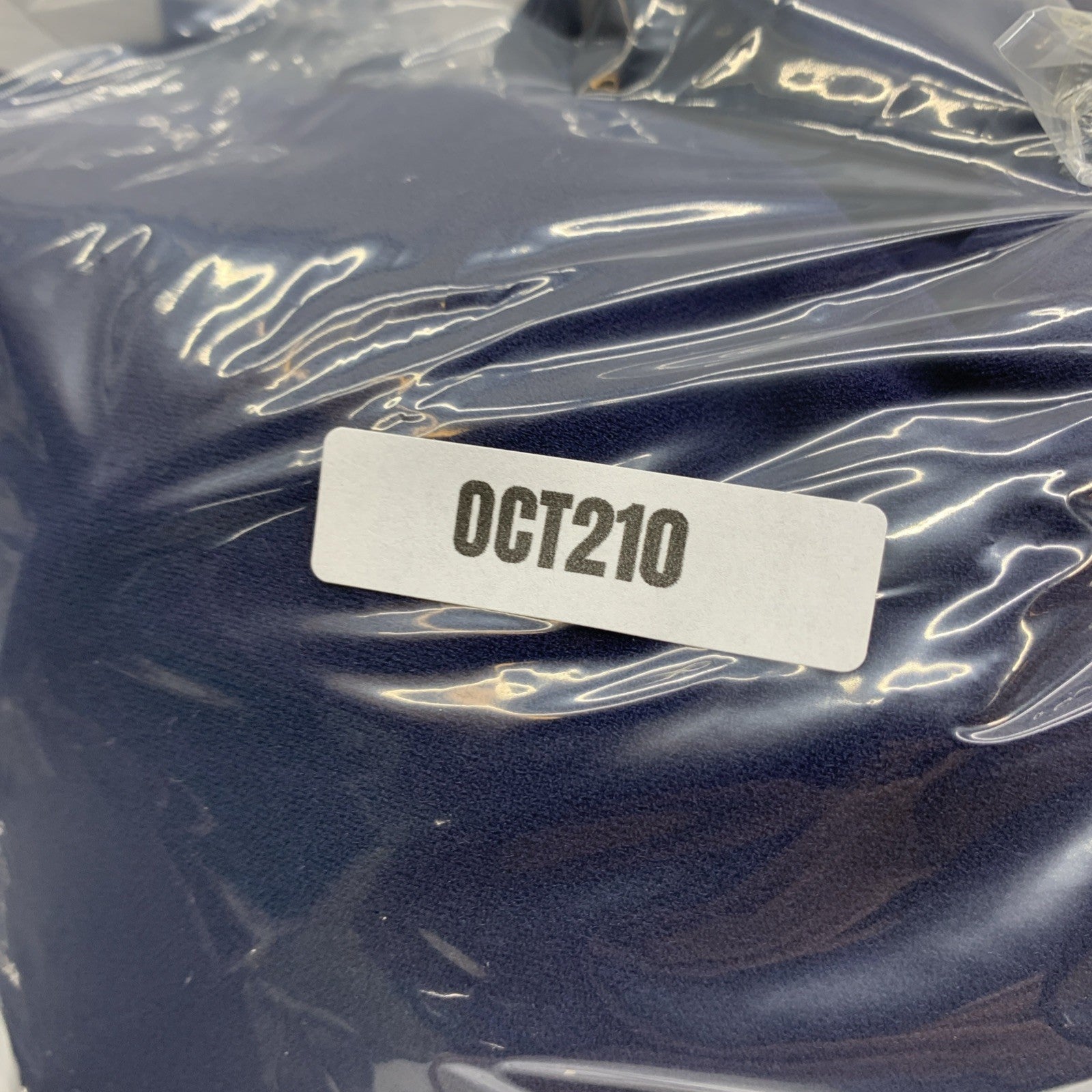 Betsy & Adam Women's Navy Blue Long Sleeveless Crepe Tiered Ruffle Gown Dress 6