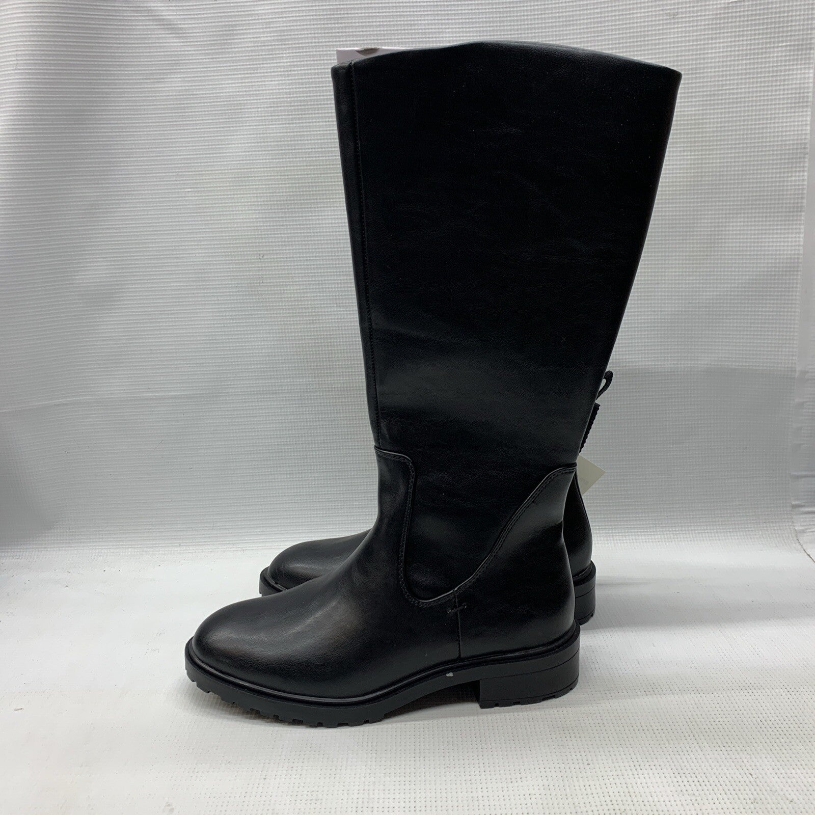 Amazon Essentials Women’s Riding Boots Size 6 Knee High Black Modern Round Toe