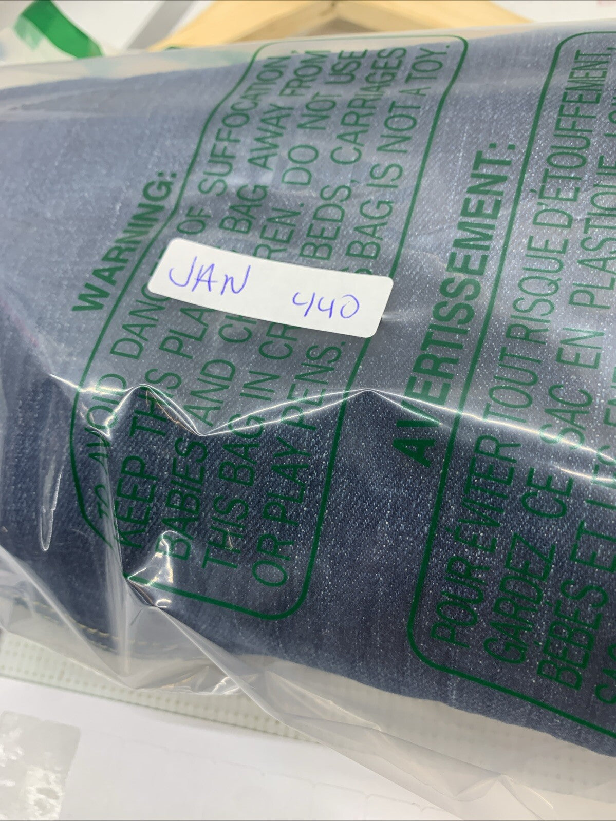 Jeans Men's 34X32 Regular Fit Nail Loop Knot Dark Indigo Wash Denim Long Pants