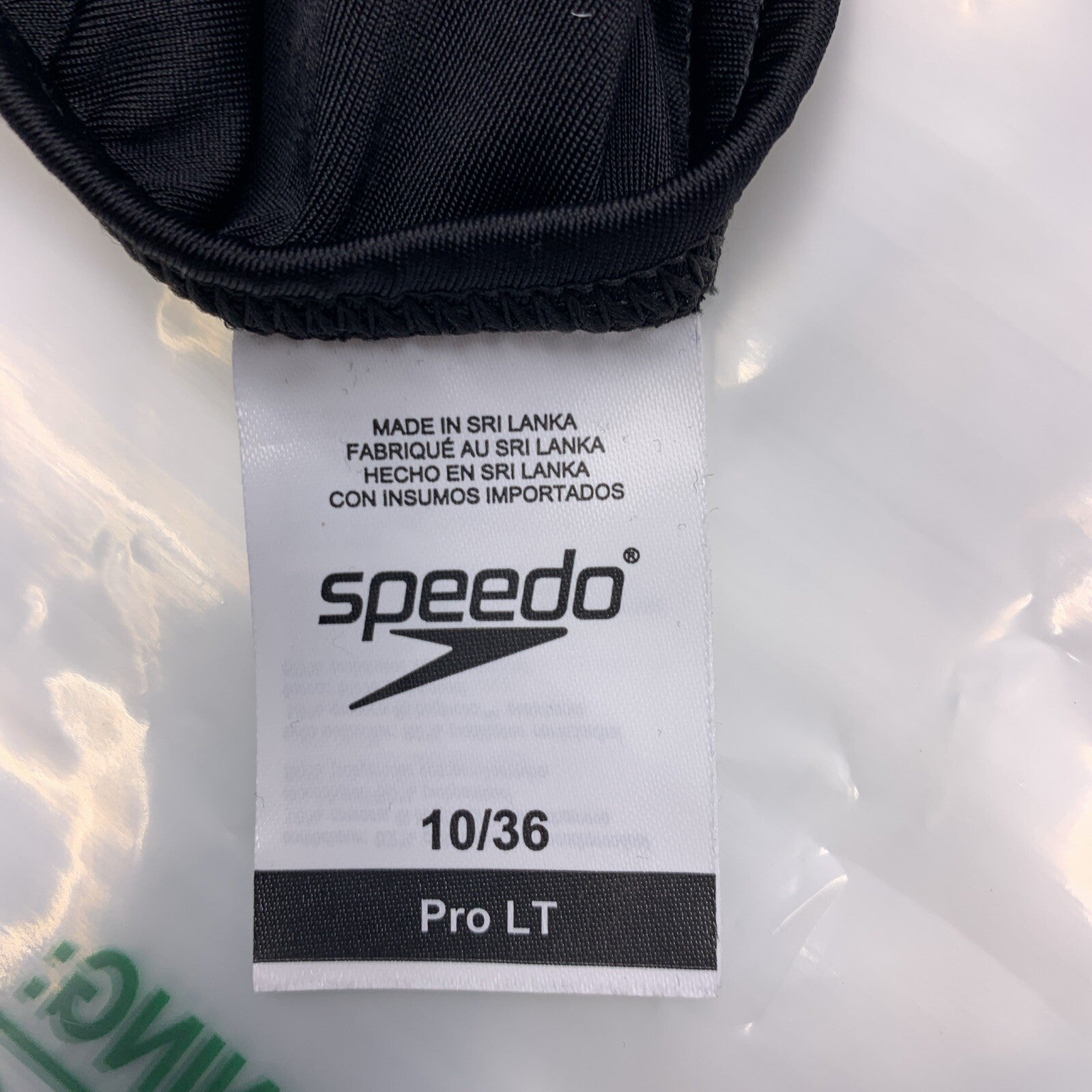 Speedo NWT Women's Swimsuit Athletic One Piece Pro lt Super Pro Black Size 10/36