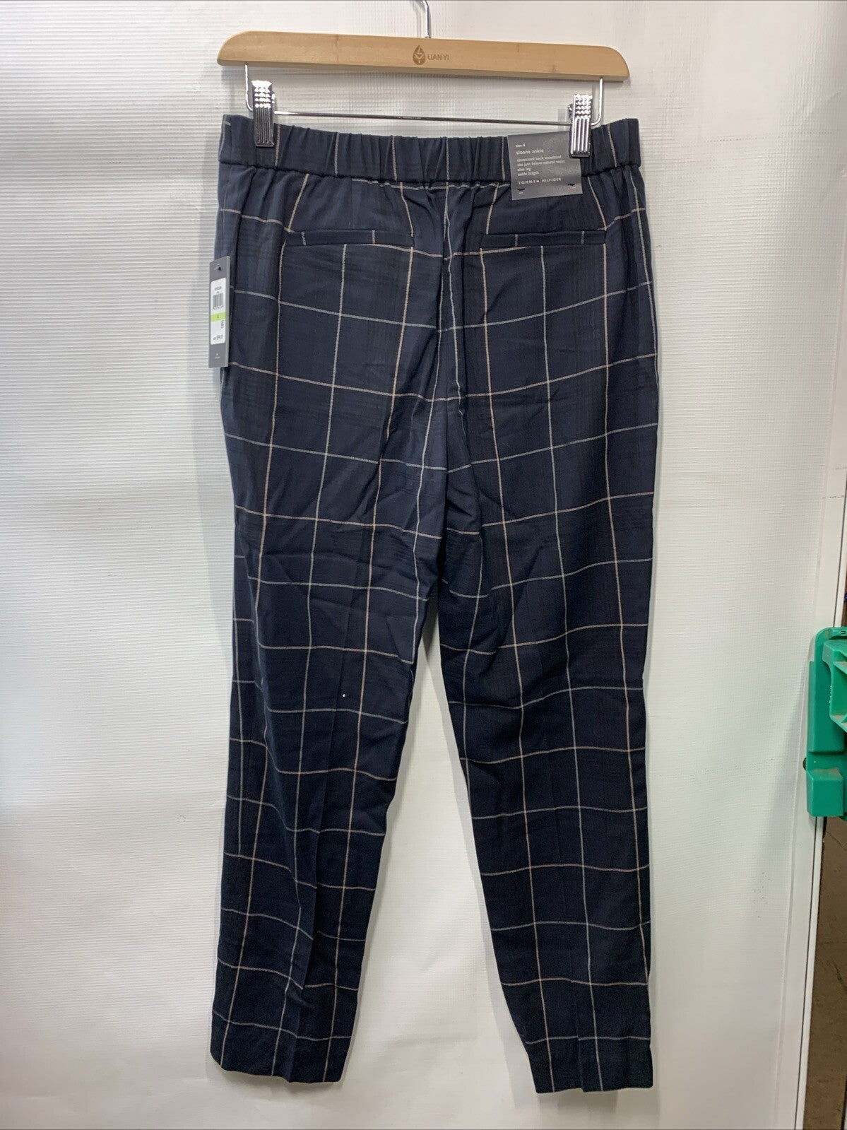Tommy Hilfiger Women's Elastic Waist Straight Sloane Long Pant HSVPZ43M Size 4