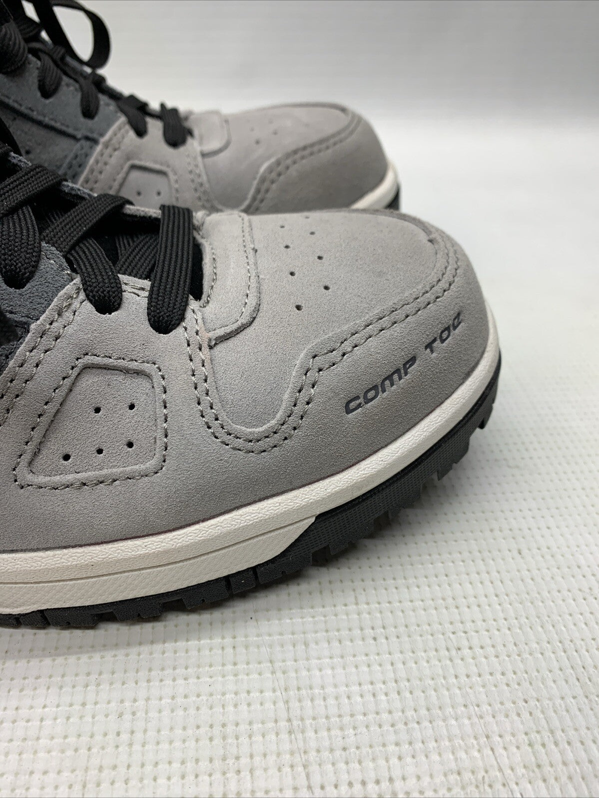 Airwalk Safety Mens Mongo Mid Composite Toe 8.5EE Work Boot Grey/White AW6351