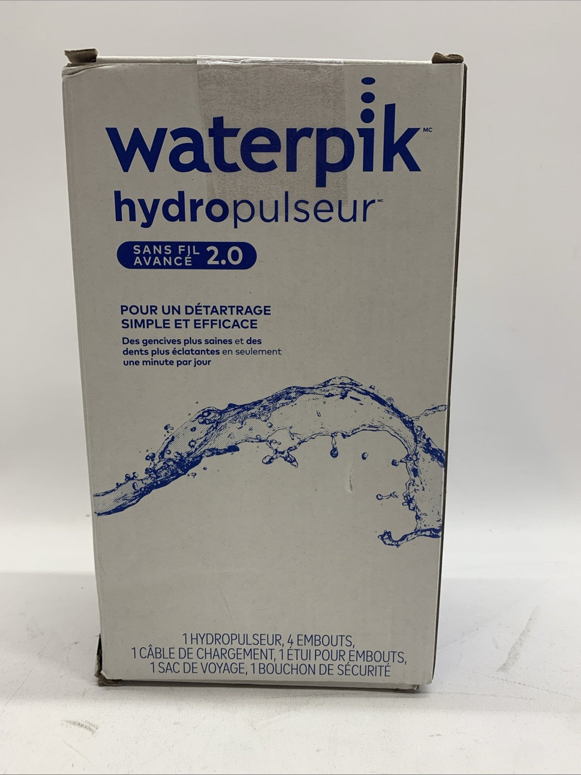 Waterpik Cordless Advanced 2.0 Water Flosser Portable For Teeth, Gums, Braces,