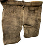 AlpsOak Men's Oktoberfest Lederhosen Authentic German Leather Shorts Size 58