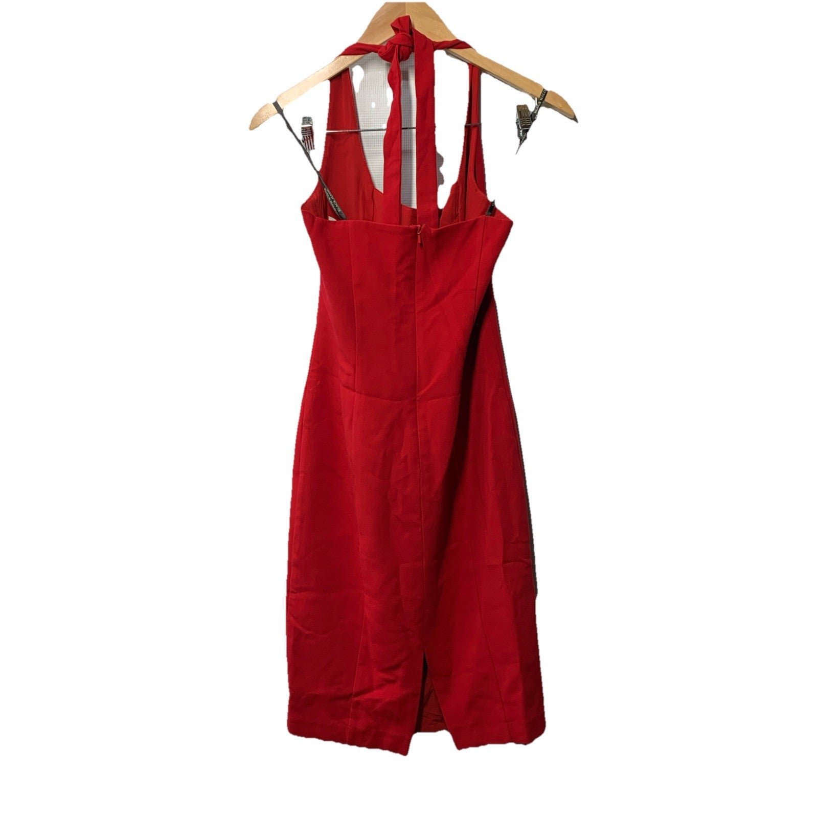 Black Halo Women's Zarela Sheath Size 2 Red Sangria Sleeveless Cocktail Dress