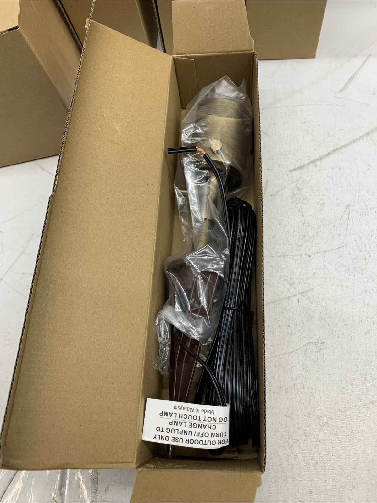 VOLT Landscape Lighting 4 Spotlight Solid Brass Expansion Kit CKIT-2-Bronze