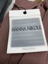 Hanna Nikole plus size sleeveless wrap front halterneck party dress in size 22W, stylish women's dress from The Family Flips.
