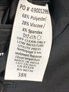DKNY Men's Modern Fit High Performance Suit Separates Size 38R Long Sleeve Black