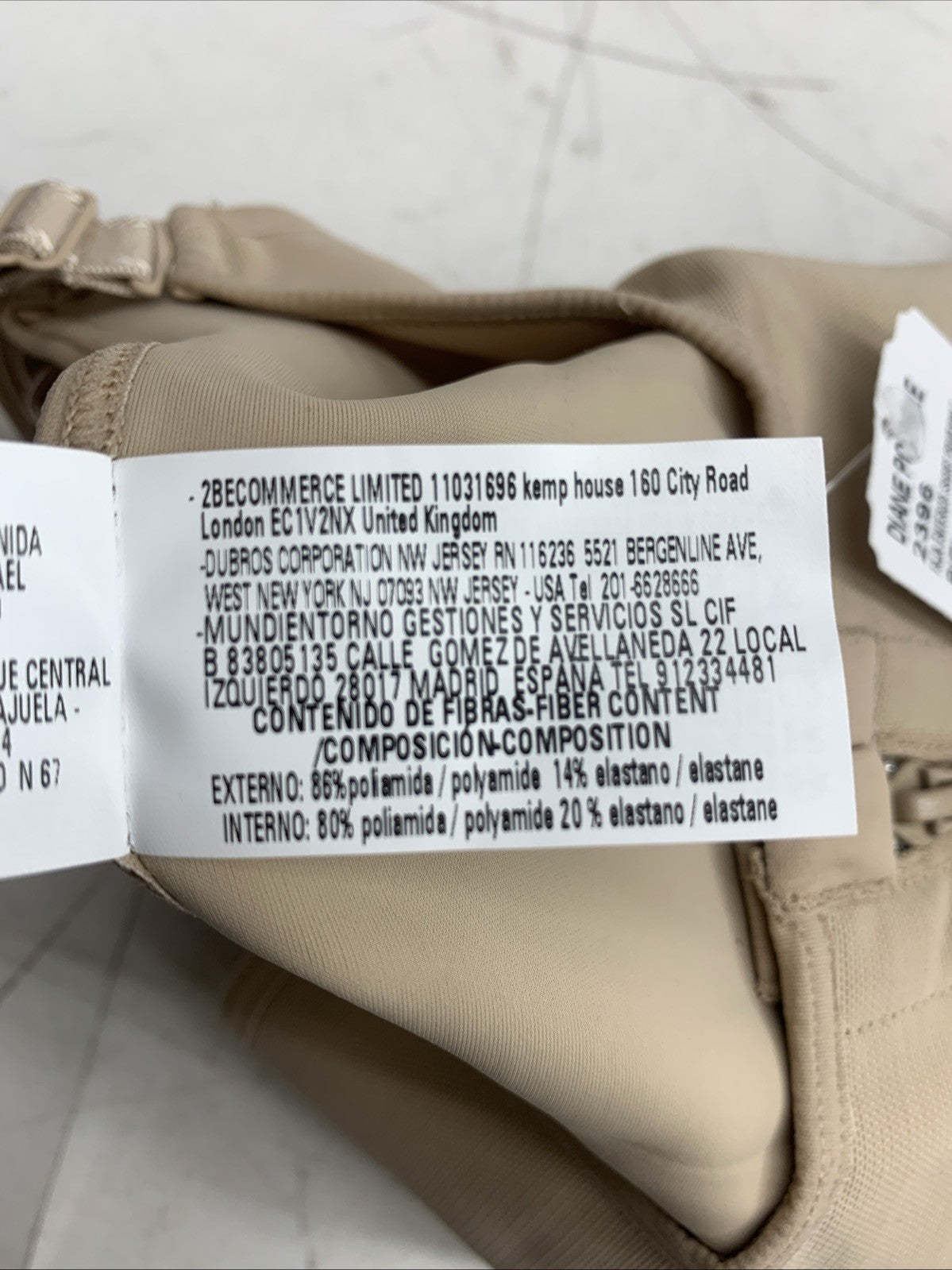 Diane Poitiere 2396 Postpartum High Compression Shapewear Girdle Size Small