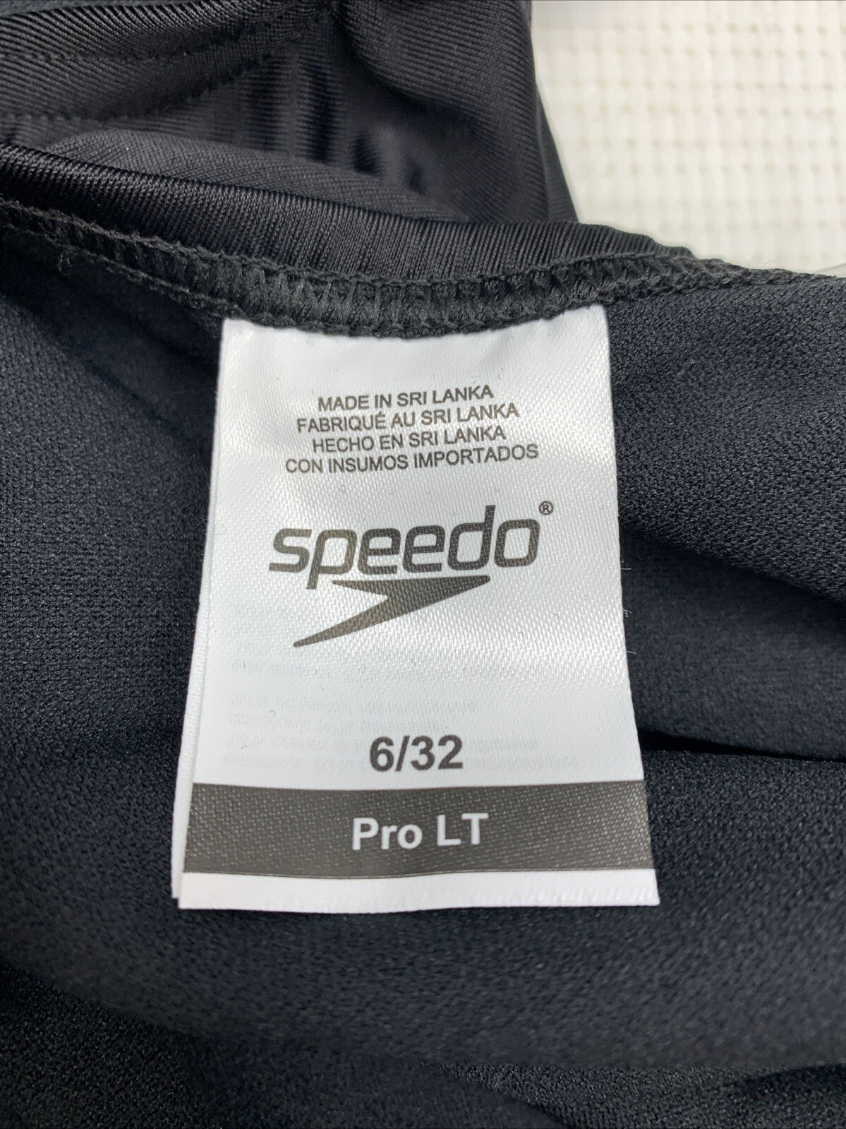 Speedo Women's Prolt Super Pro One Piece Swimsuit Black Size 6/32 Swimwear