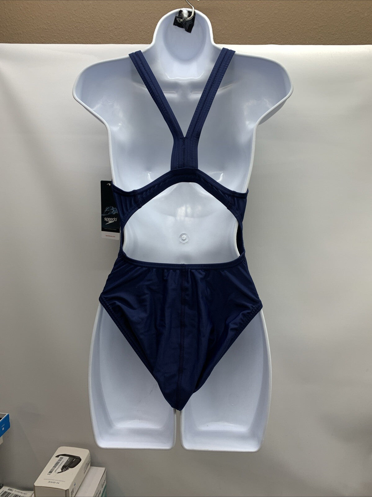 Speedo Women’s One Piece Swimsuit Size 12/38 Team Navy Blue Super ProLT Swimwear