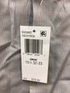 Calvin Klein Men's Slim-Fit Gray Performance Button Dress Shirt 15 1/2 32-33 M