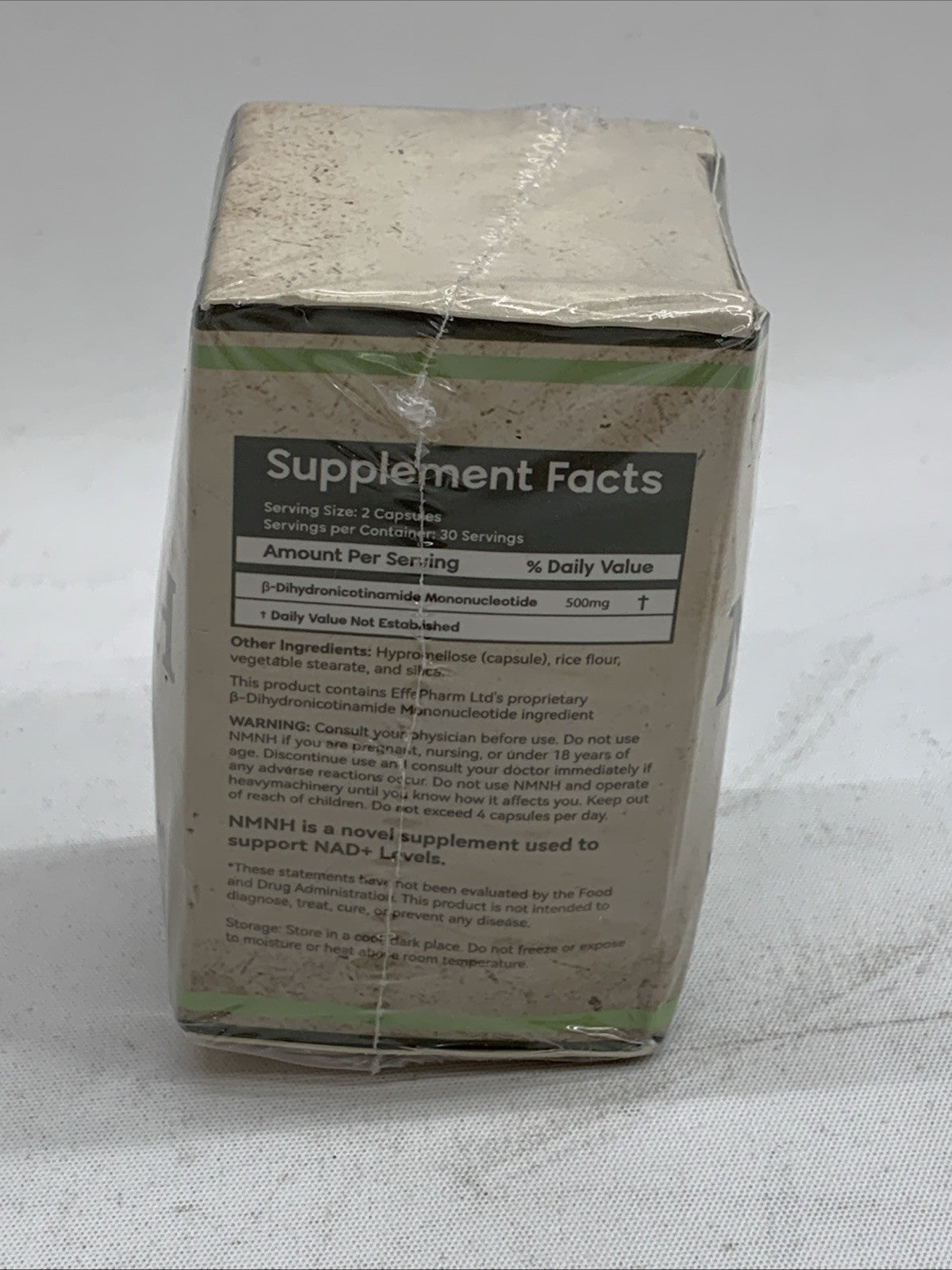 Mewum NMNH NAD Booster Supports Nad+ Levels Dietary Supplement 500mg 60 Capsules