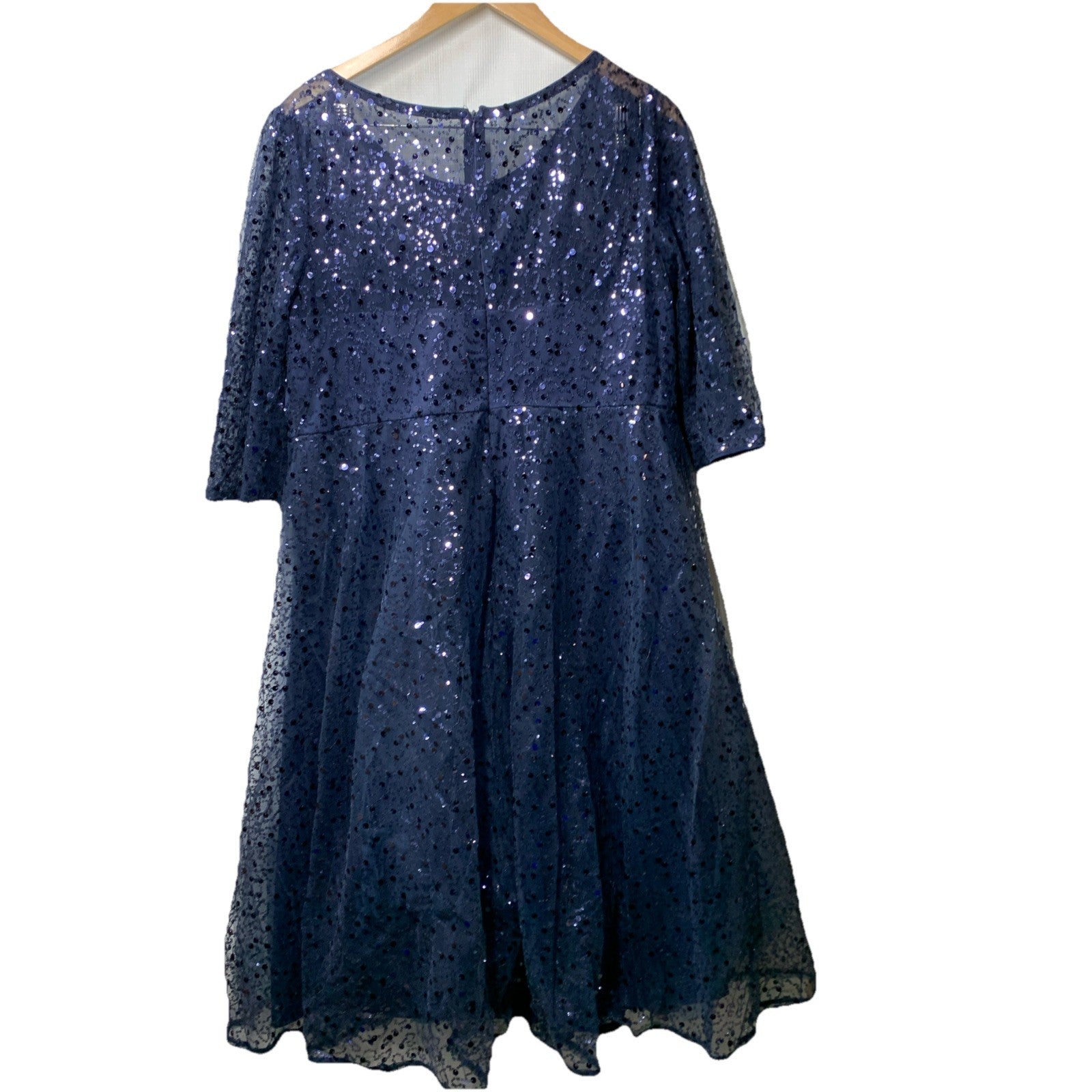 Ever-Pretty Women's Sequin Midi Cocktail Evening Semi Formal Dress - Size 18