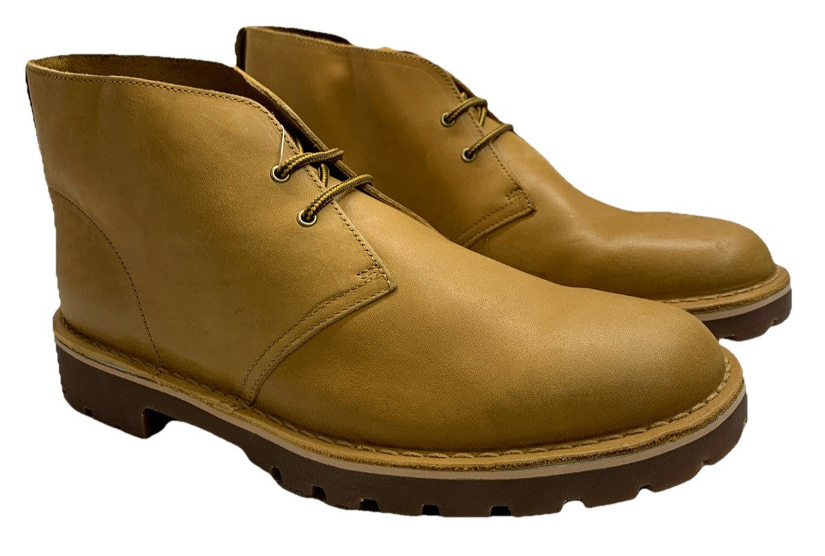 Clarks Men's Overdale Mid Oxford Boot Wheat Nubuck 26168723-298 Size 13 Lace-Up