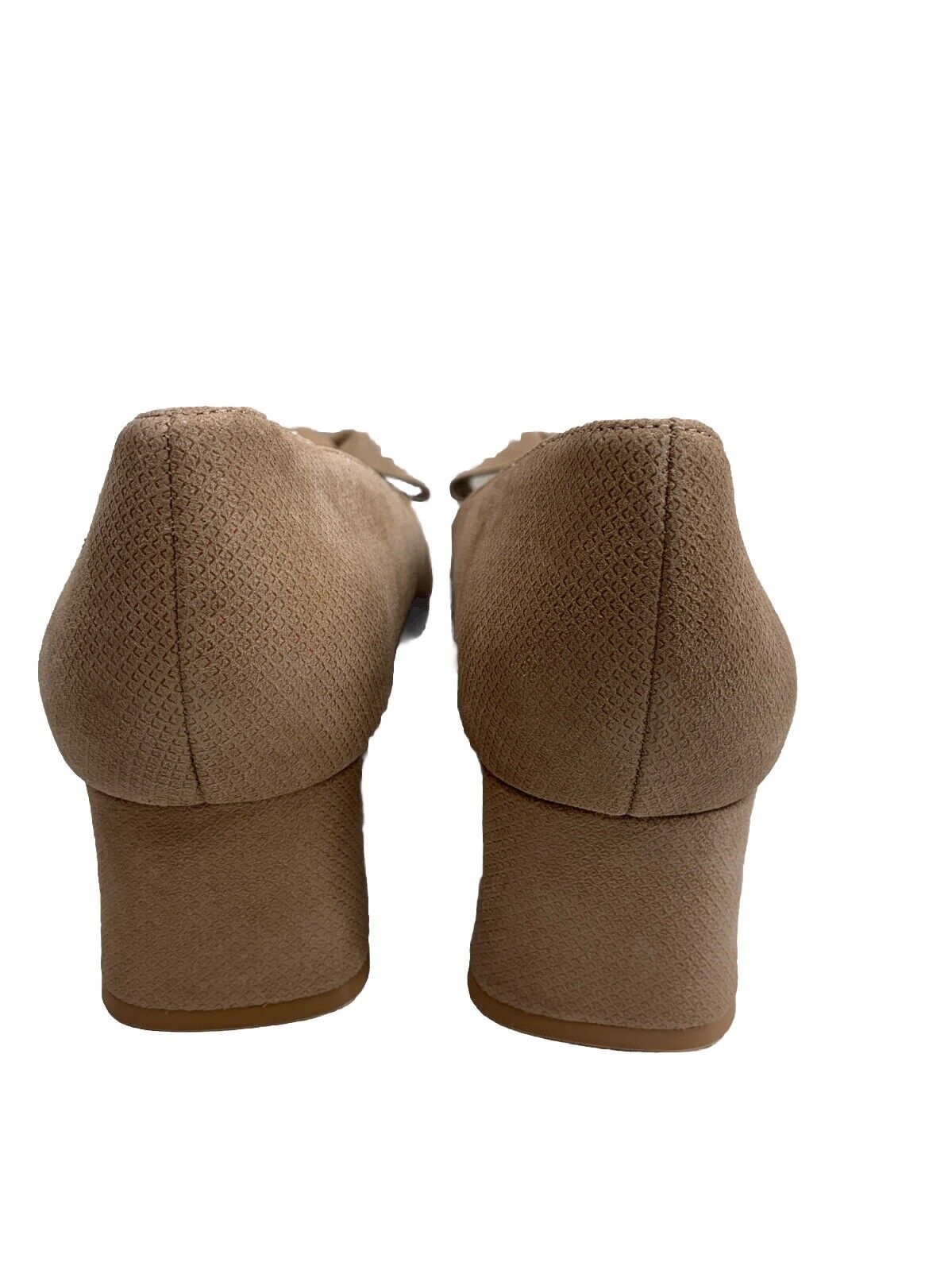 Naturalizer Womens MAVIS Taupe Suede Bow Pumps Shoes 10.5 Medium (B,M) BHFO