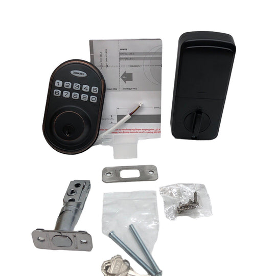 Zomoss DRZ Keypad Digital Deadbolt Oil Rubbed Bronze