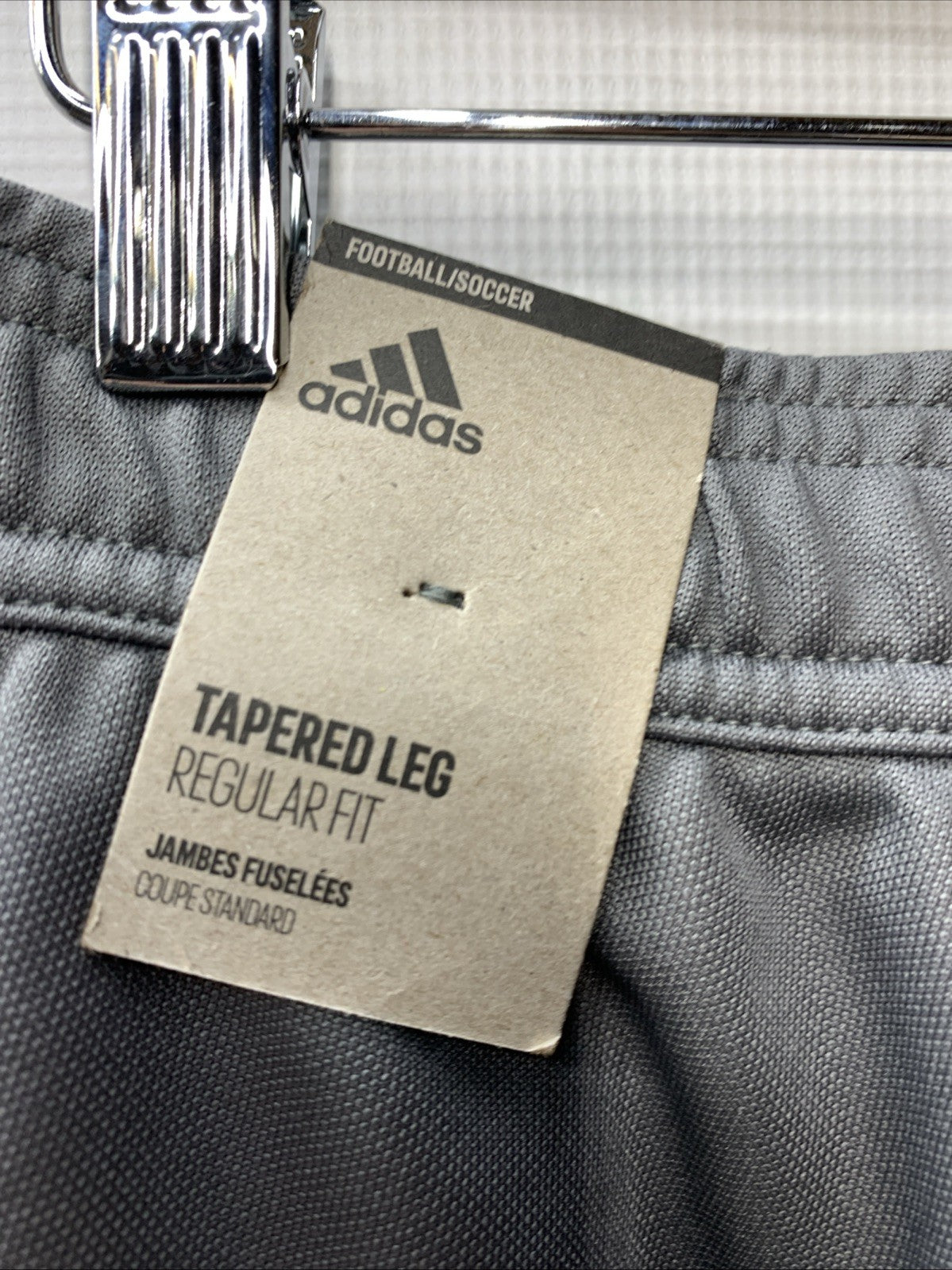 adidas Tiro 21 Men's Long Track Pants Team Grey Four GM7384 Size L Tapered Leg
