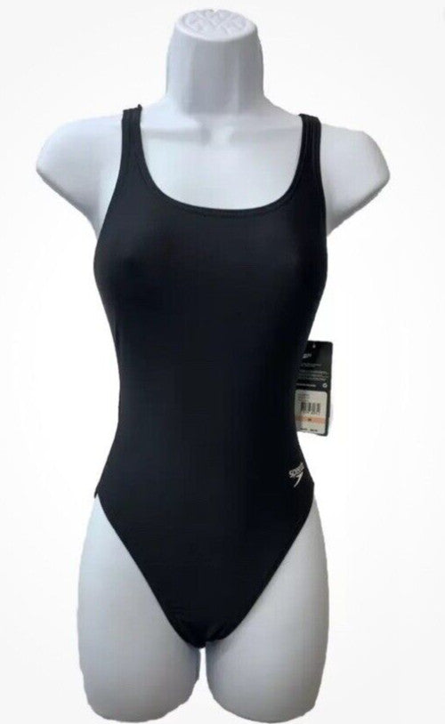 Speedo Women's Swimsuit One Piece Super Pro Solid Adult Suit Black 28 Swimwear