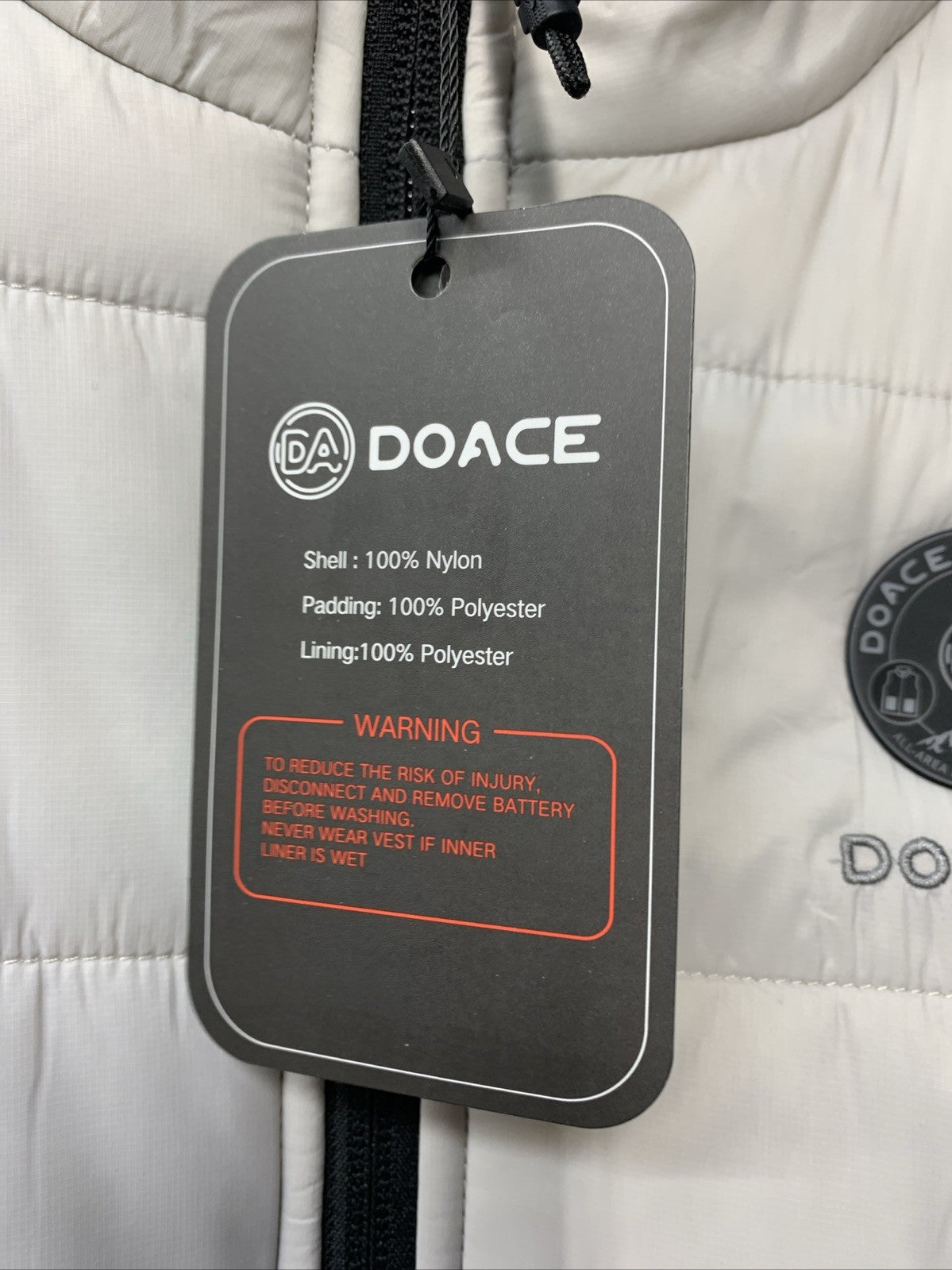 DOACE® Upgraded Smart Electric Heated Vest for Men & Women Size 2XL - No Battery