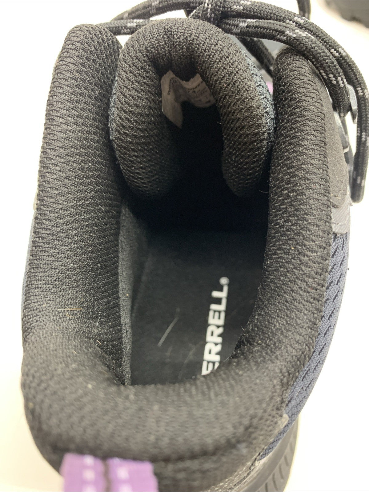 Merrell Women's Speed Strike 2 Mid Wp Black Boots 9.5 Black Purple J038274 Lace