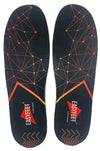 Running Athletic Shoe Insoles Men Women for Running Gym Workouts Black Small