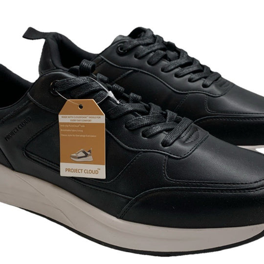 Project Cloud Men Shoe Kurt.A Black/White Size 13 Lace-up Walking Sneaker Casual