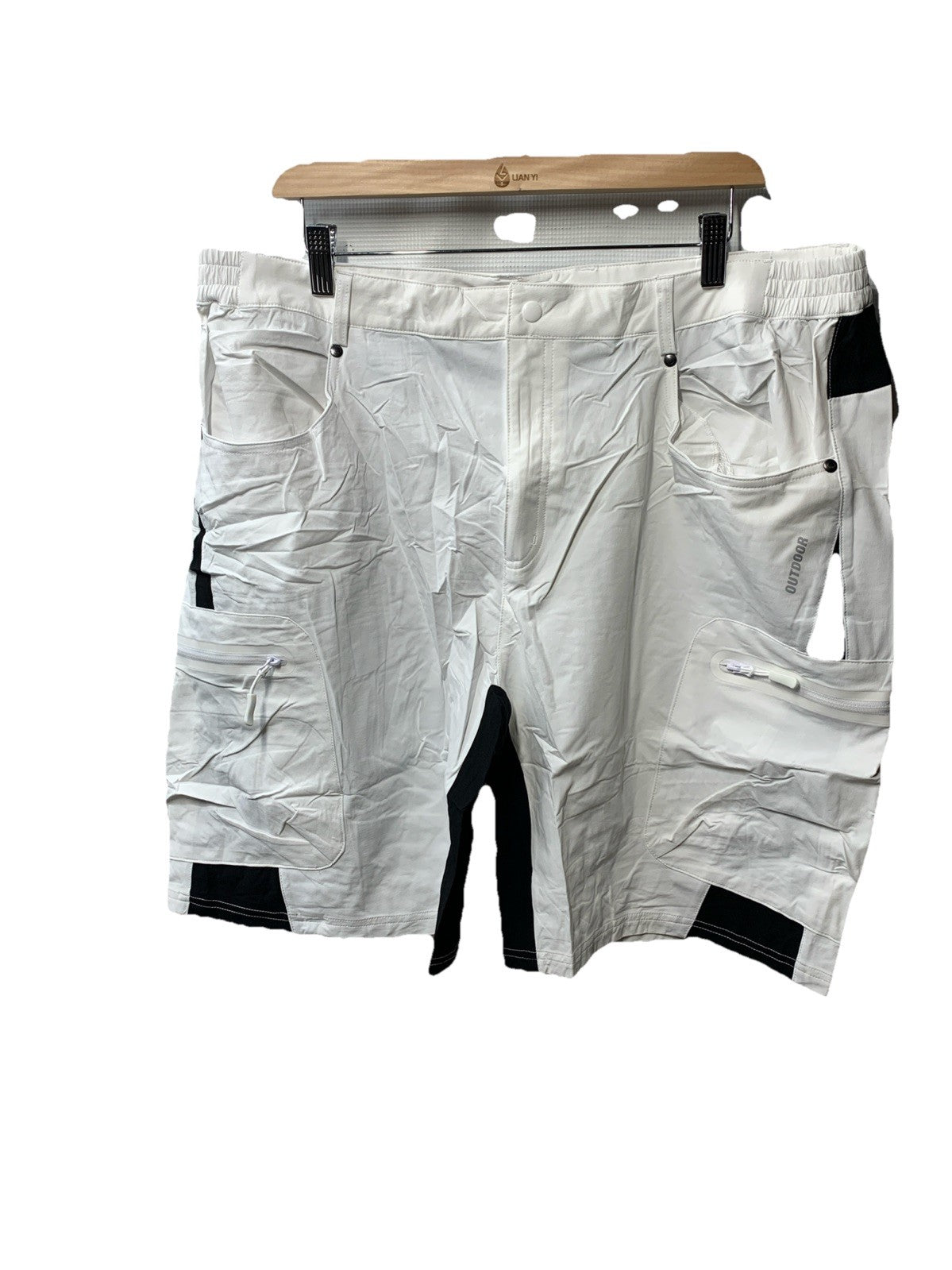 Men's MTB Cycling Shorts Cargo Work Quick Dry Half Pants Outdoor Hiking Size 40