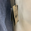 Adrianna Papell Women's Metallic Knit Draped Dress Steel Blue Square Neck Size 6