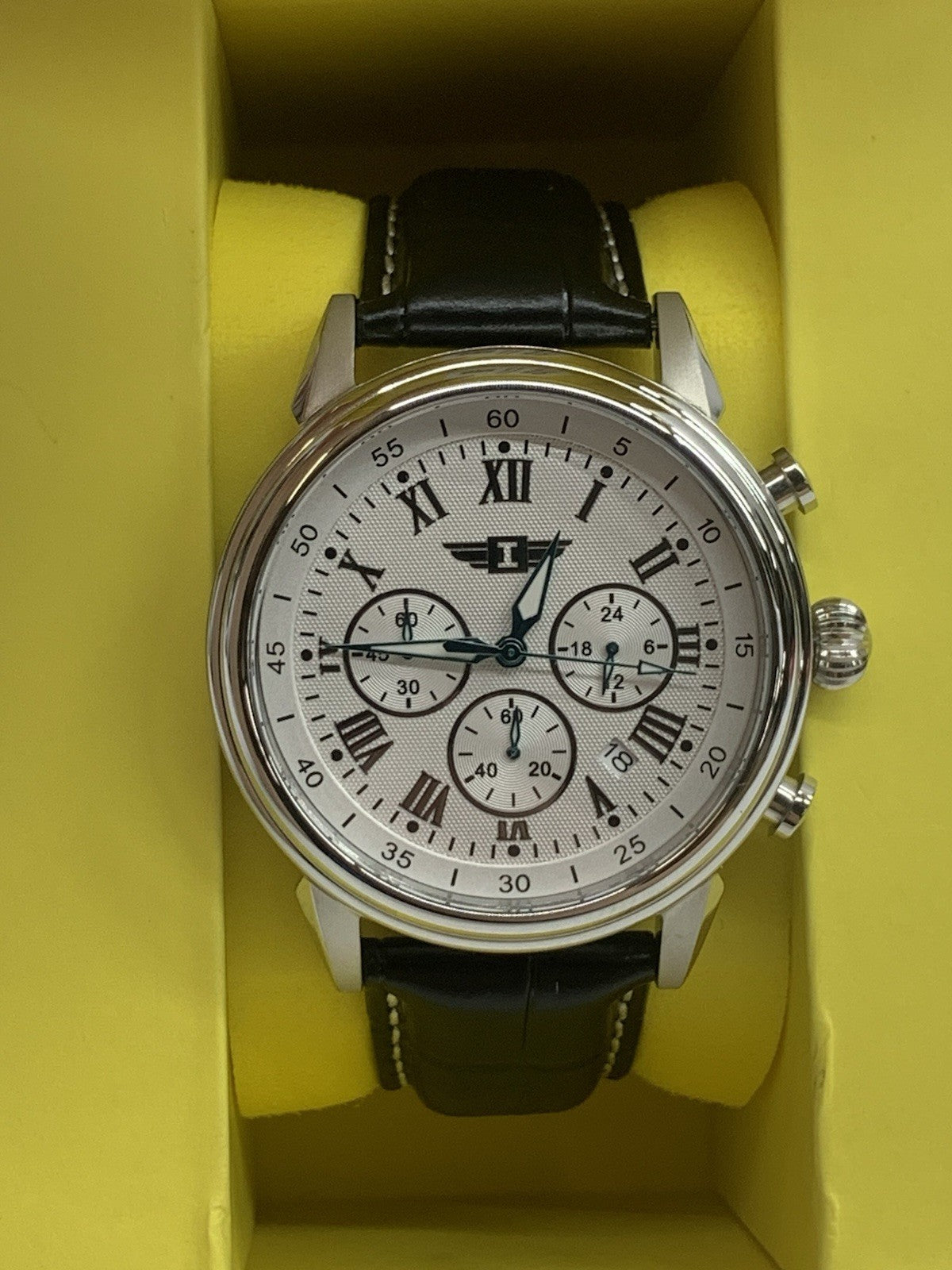 I by Invicta Chronograph Dial Men's Watch Stainless Steel Case IBI-90242-002
