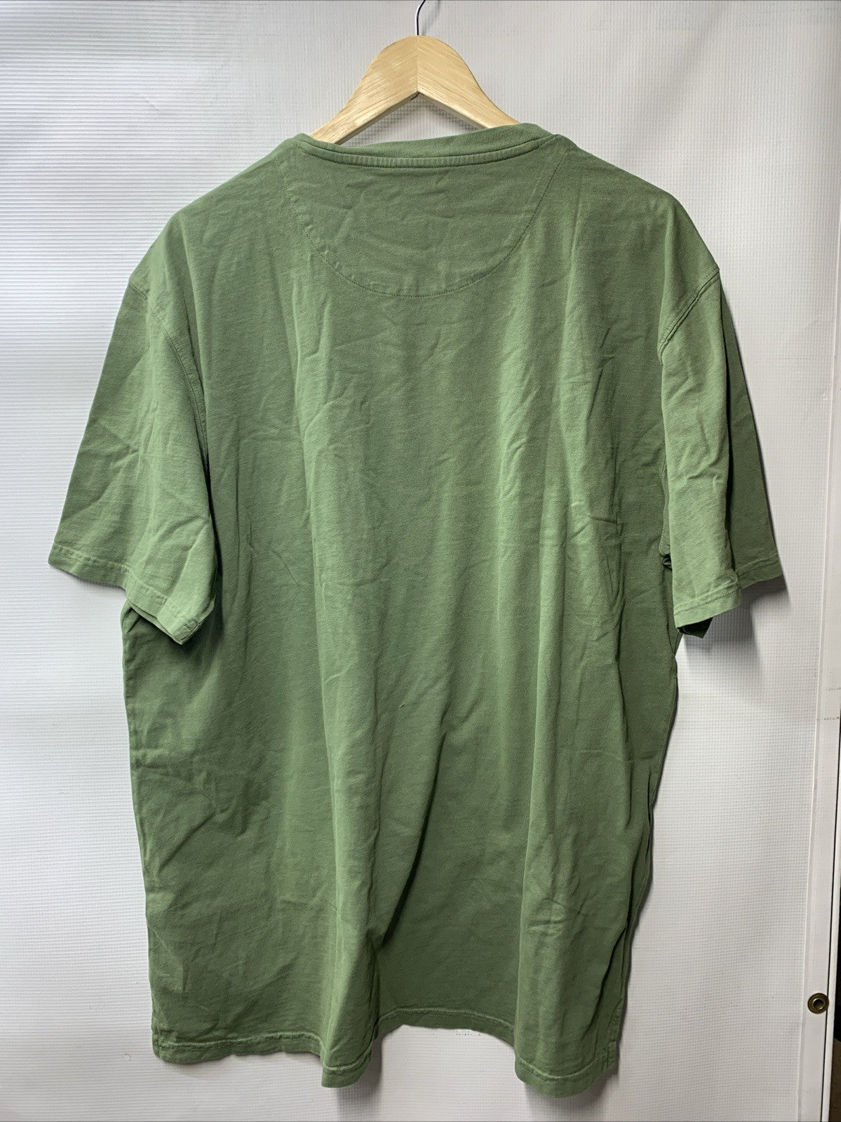 PENDLETON Men's Classic Short sleeves Shirt w/Green Pocket RG1201-74532 Size XL