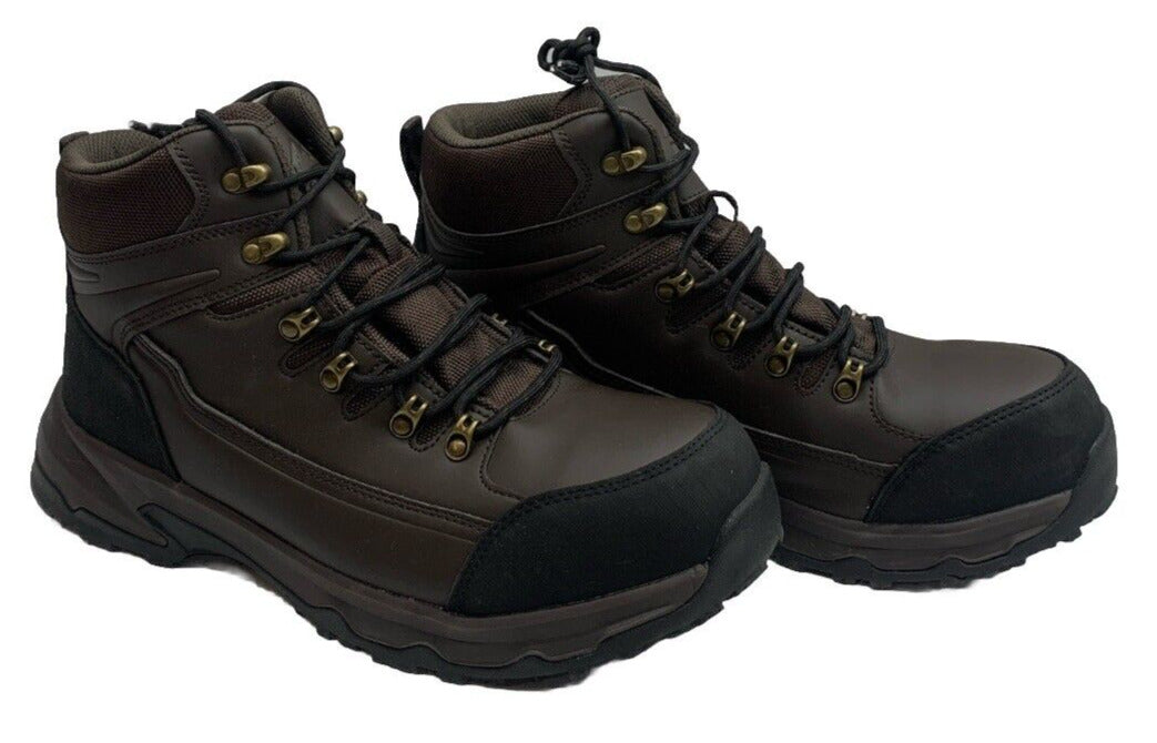 NORTIV 8 Mens Steel Toe Work Boots Waterproof Breathable Industrial Boots Sz 14