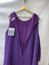 Hanna Nikole Women's Plus Size Guest Dress with Jacket 2 Piece Size 20W Purple