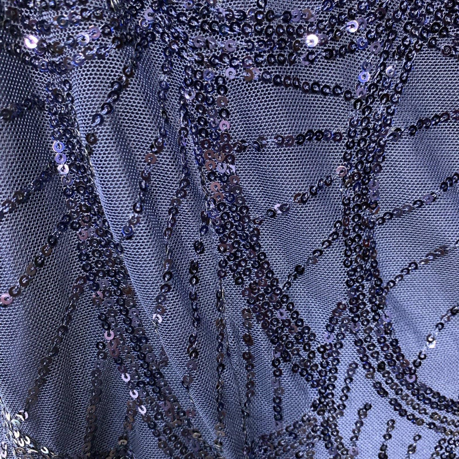 GRACE KARIN Women's Sequin Dress Mother of the Bride Dress Navy Blue Size 16