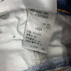 Levi's 501 Denim High Waist Cut Off Jeans Shorts Size 24 Athens Medium Wash Blue