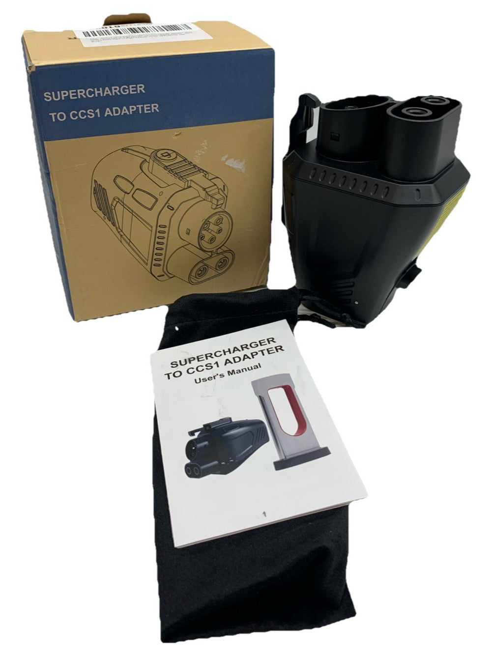 NACS to CCS1 Tesla Supercharger Adapter Fast Charge Ford Rivian GM 500A & 1kV