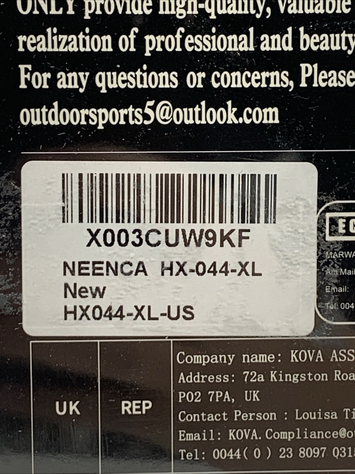 NEENCA Knee Brace Support Pad Protector Sports Running Basketball HX-044 XL