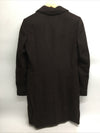 Calvin Klein Jacket Womens Button Front Single Size 4 Long Sleeve Coat Black