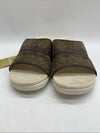 Spenco Womens Twilight Ellie Slide Sandals Leather Brown French Roast Size 10B