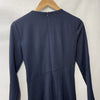 Navy blue Donna Morgan women's long sleeve dress, size 4, suitable for formal or business casual occasions.