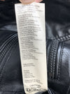 ANTHROPOLOGIE Faux Leather Moto Jacket Women's Long Sleeve with Pockets Size 2XS