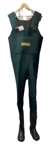 Frogg Toggs® Amphib Neoprene Cleated Bootfoot Chest Wader Size 7 Bib-style Green