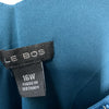 LE BOS Women's 27854 3 Piece Formal Elegant Suit Pant Set Size 16W Peacock Teal