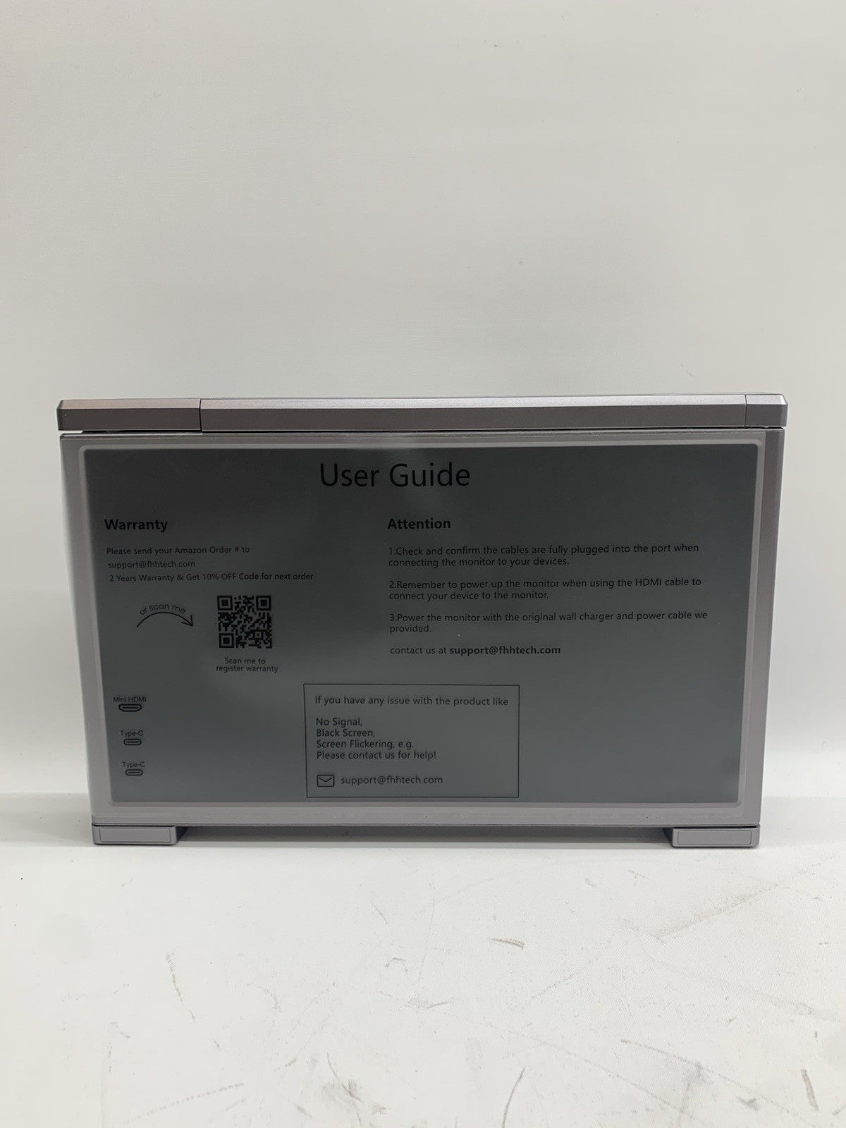 FHH S1 Laptop Screen Extender (Triple Screen) 1080P Plug & Play Portable 16:9