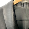 Adrianna Papell AP1D102894 Women's Long-Sleeve Creepe Tuxedo Jumpsuit Black 4