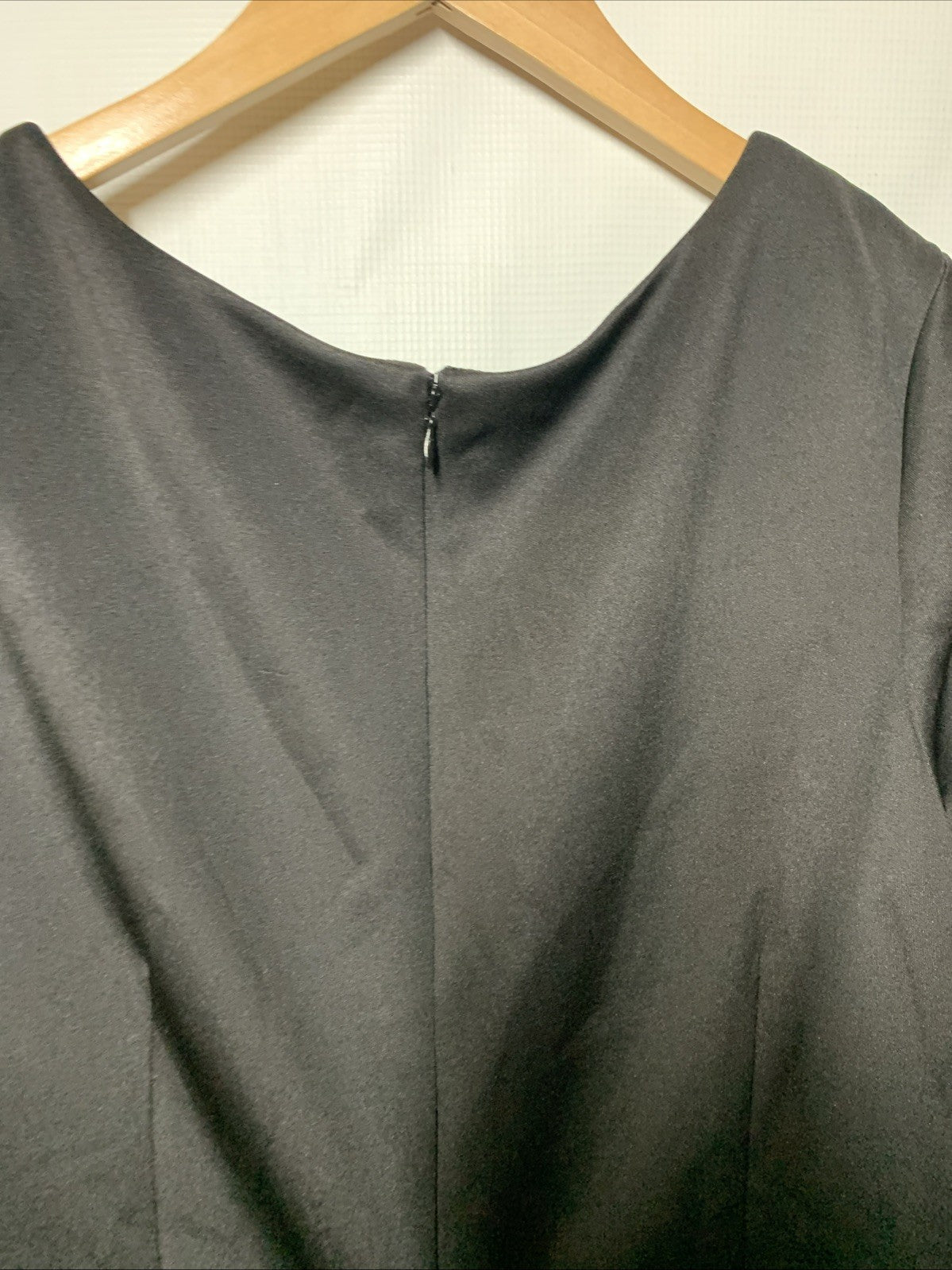 Alex Evenings Women's Long Surplice Dress Black V-neck Party & Cocktail Size 16