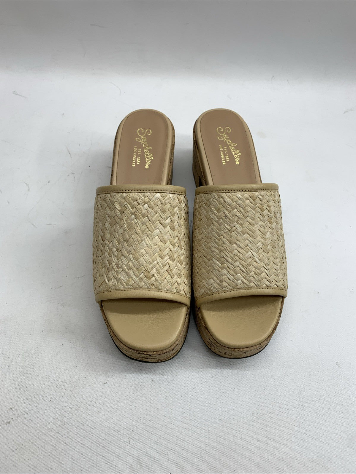 Seychelles Women's One of a Kind Platform Mule Sandal Natural Size 8 Open Toe