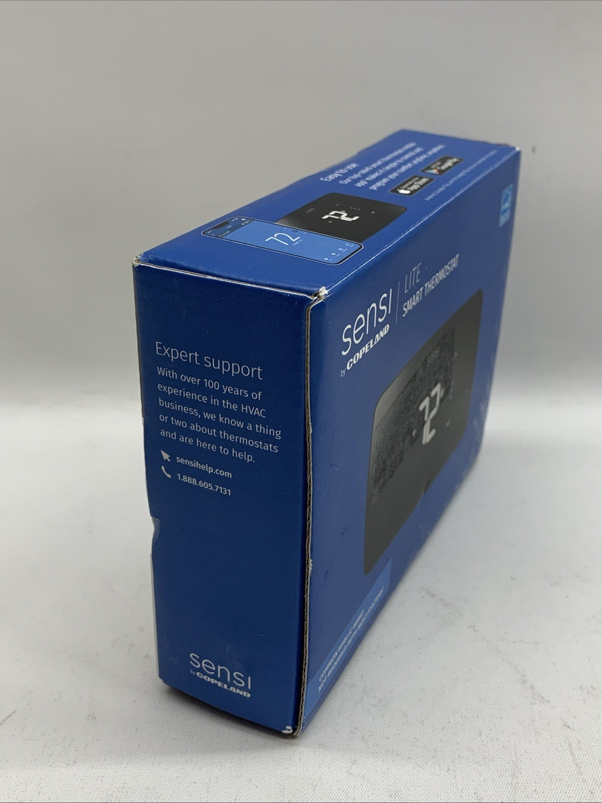 Emerson Sensi Lite ST25 Wi-Fi Smart Programmable Thermostat WiFi Easy DIY Black
